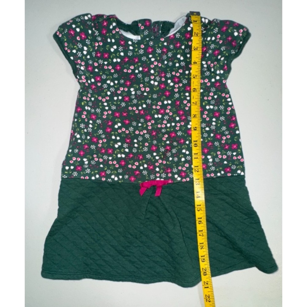 Gymboree Girl 4T/4 Dress & Leggings Set Quilted Plum Pony Floral Causal Everyday - Picture 4 of 14